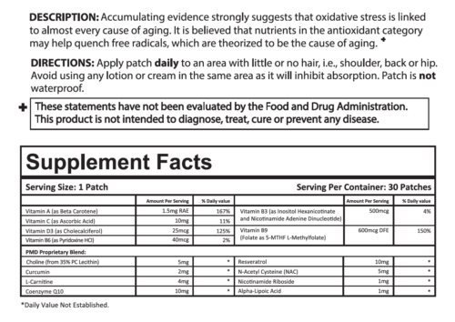 Anti-Aging Topical Patch