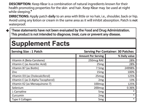 Keep Klear Acne Prevention Patch