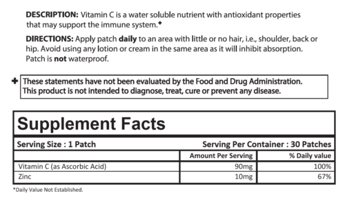 C Plus Topical Patch