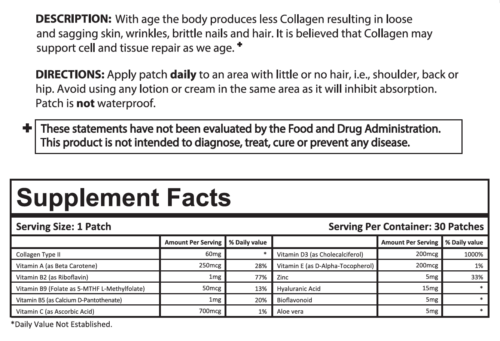Collagen Plus Topical Patch